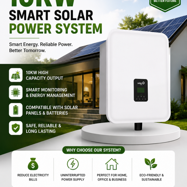 10KW Smart Solar Power System Price In Pakistan