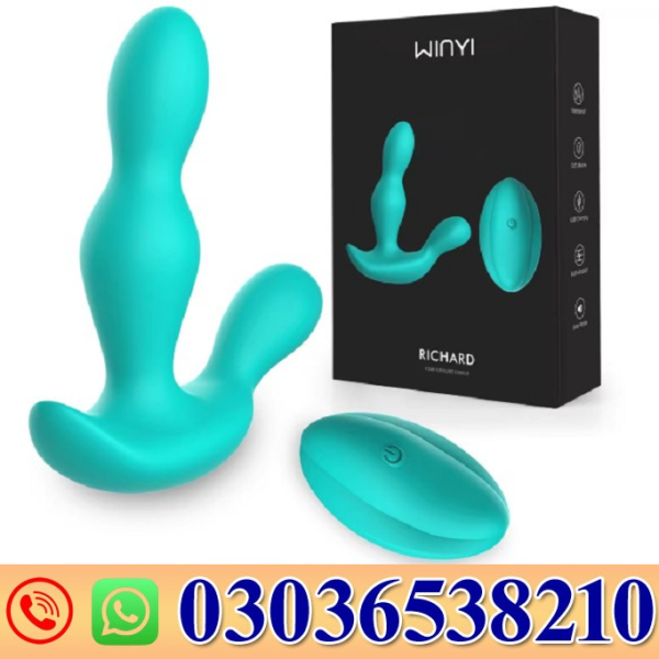 3 In 1 Anal Butt Plug With Sucking Dildo In Pakistan