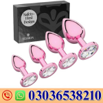 3 Pcs Set Luxury Metal Butt Plug Toys