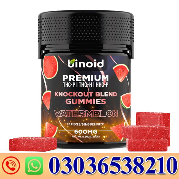 Binoid Knockout Blend Gummies 600mg Price In Pakistan