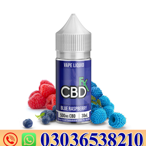Blue Raspberry CBD Vape Juice 500 – 2000mg In Pakistan