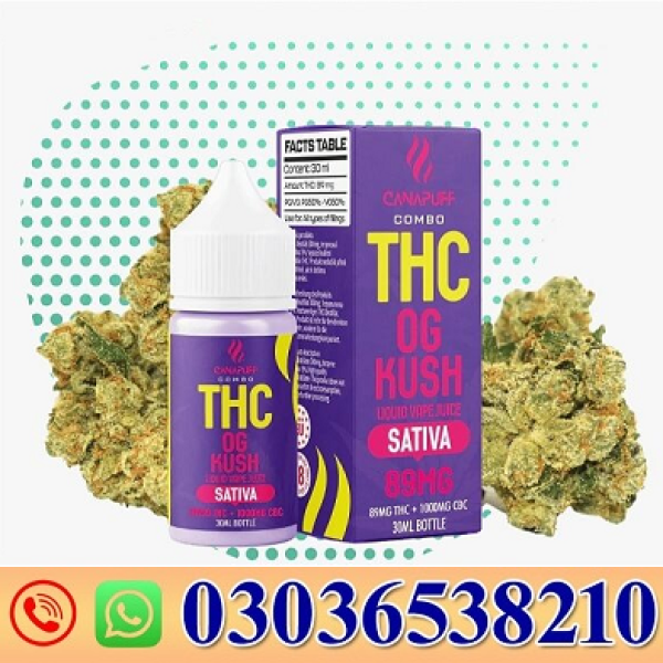 CanaPuff THC+ liquid OG Kush In Pakistan