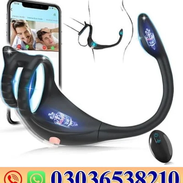 Cock Ring With Prostate Massager App Control  In Pakistan