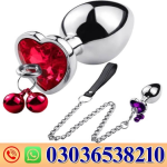 Heart Shaped Metal Anal Plug