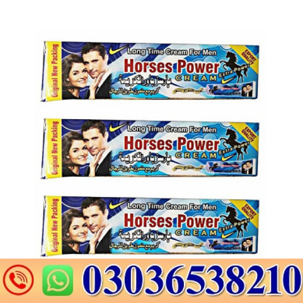 Horses Power Men Delay Cream Price In Pakistan