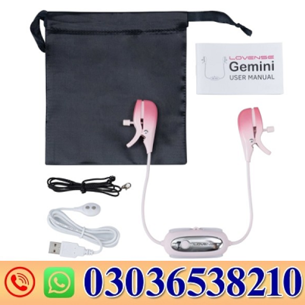 Lovense Gemini Vibrating Nipple Clamps