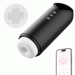 Male Masturbator Sex Toy with Heated Base, Suction, Vibration In Pakistan