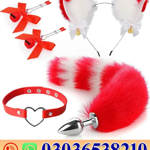 Red Fox Tail Anal Butt Plug In Pakistan