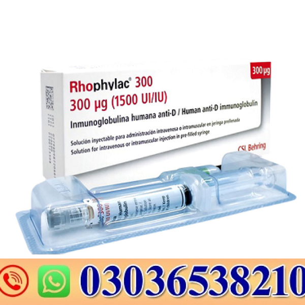 Rhophylac Injection Anti D 300mcg Pre-Filled Syringe In Pakistan
