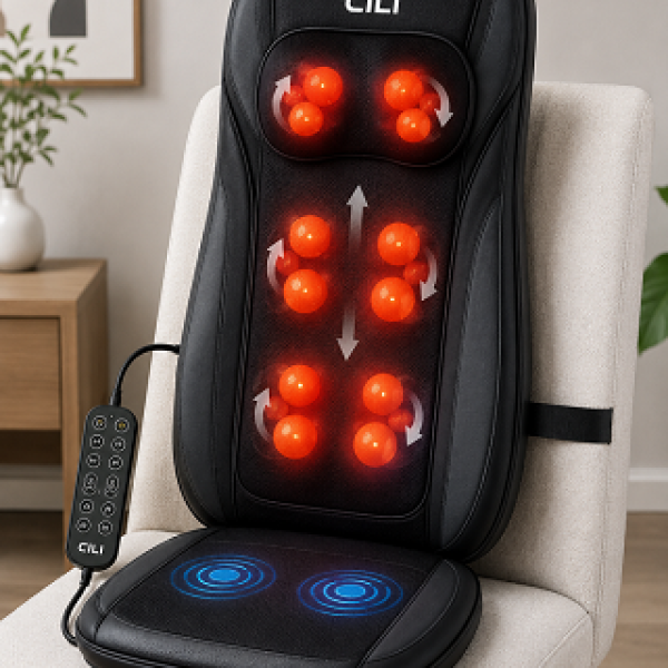 Shiatsu Back Massager with Heat, Massage Chair Pad in Pakistan