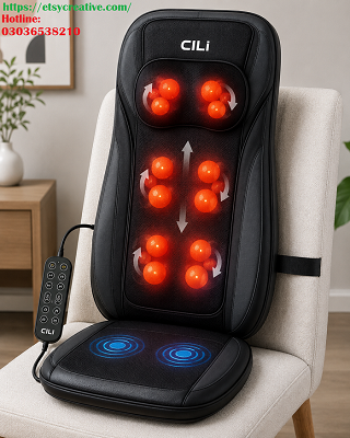 Shiatsu Back Massager with Heat, Massage Chair Pad in Pakistan