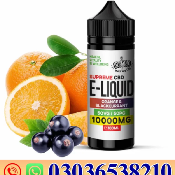 Supreme CBD E-Liquid 10000MG Orange UK’s Best CBD Vape Oil In Pakistan