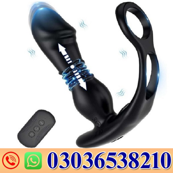 Thrusting Prostate Massager With Dual Rings In Pakistan