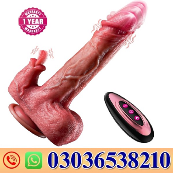 Thrusting & Rotating Rechargeable Dildo Vibrator