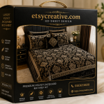Velvet Jacquard Bed Sheet Design (17) Price In Pakistan (03036538210)