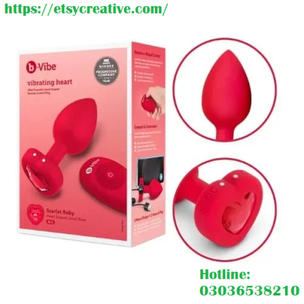 Vibrating Butt Plug 3-Size Anal Sex Toýs for Man In Pakistan - 03036538210