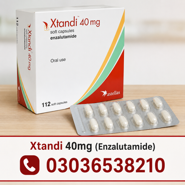 Xtandi 40mg Tablets (Enzalutamide) in Pakistan (03036538210)